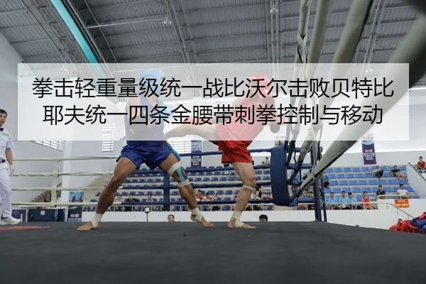 拳击轻重量级统一战比沃尔击败贝特比耶夫统一四条金腰带刺拳控制与移动